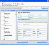 Lotus Contacts to Outlook screenshot